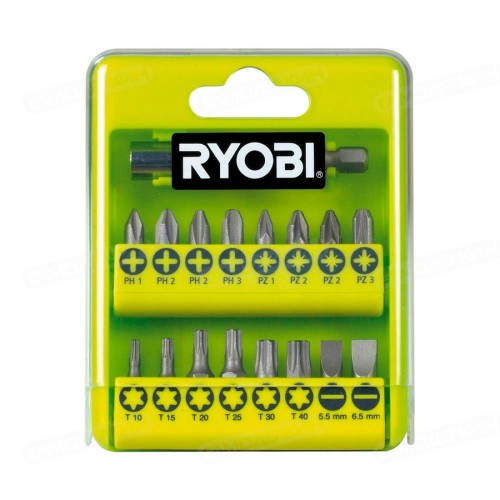 Набор бит Ryobi RAK17SD 17 предметов (5132002550)