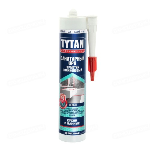 TYTAN герметик силиконовый санитарный UPG белый (310/280 мл)