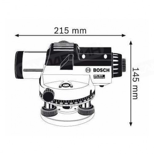 Оптический нивелир Bosch GOL 32 D Professional 0601068500 - Распродажа
