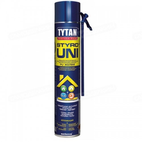 TYTAN STYRO UNI STD O2 клей для крепления изоляции и декорации, синий (750мл)