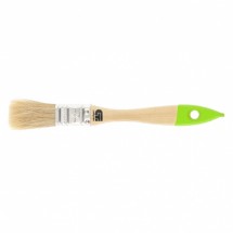 Кисть плоская Сибртех 20 мм, натуральная щетина, деревянная ручка (82260)
