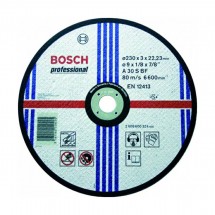 Диск отрезной по нержавеющей стали Bosch 230*22,23*2 мм 