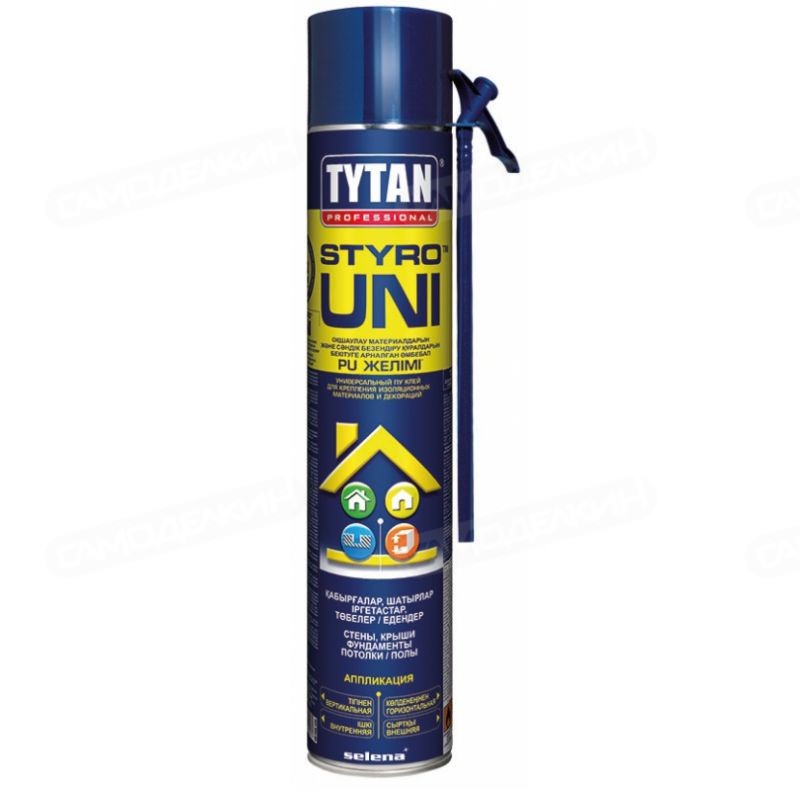 TYTAN STYRO UNI STD O2 клей для крепления изоляции и декорации, синий .